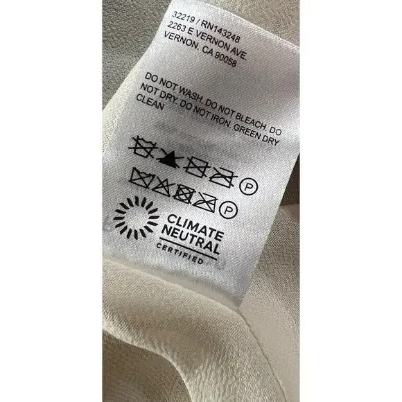 Reformation Kourtney Pastoral Side Slit Midi Dress Blue Size 12 - Picture 11 of 11